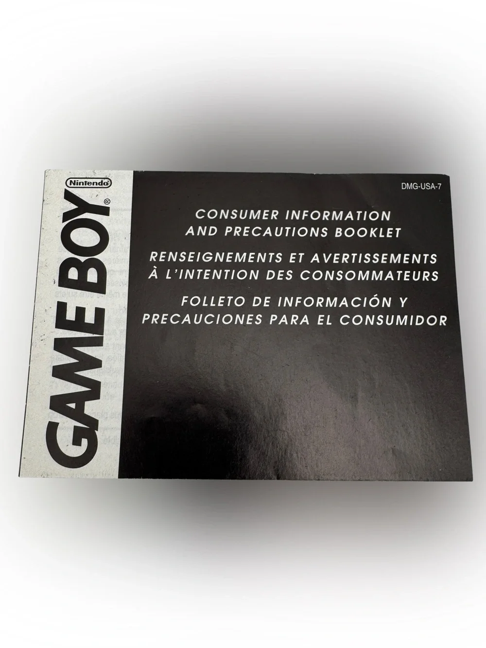 Nintendo Game Boy Manual Booklet Lot DMG-GB-USA-1 DMG-USA-7 C/AGB-USA-1